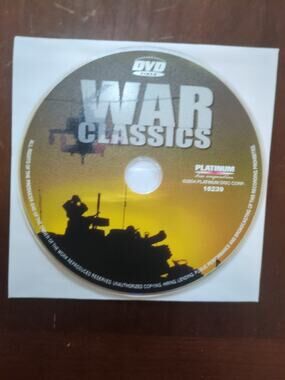War Classics - Vol. 3: 4 Feature Films (DVD, 2003) disc only